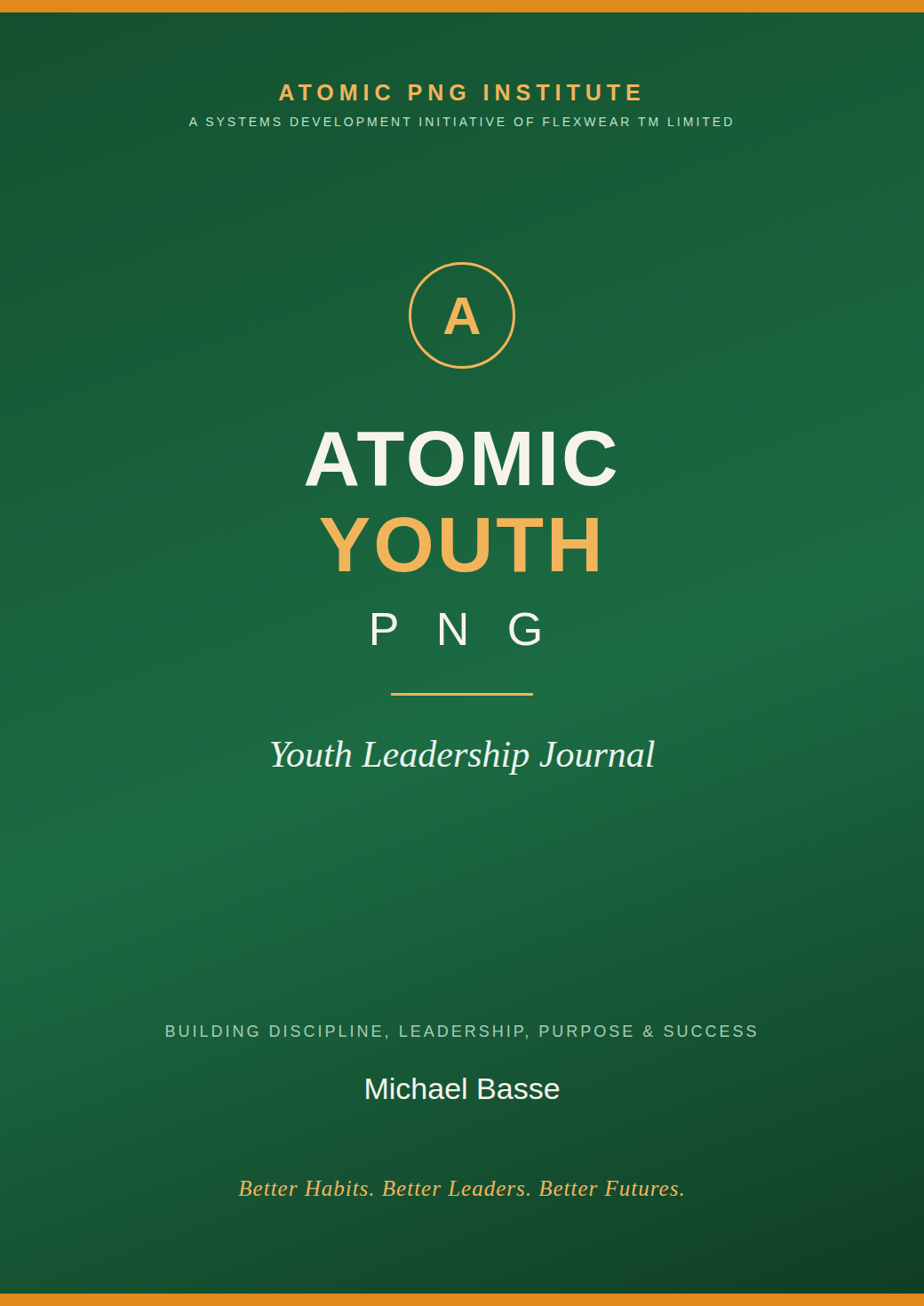 Atomic Youth PNG Youth Leadership Journal cover